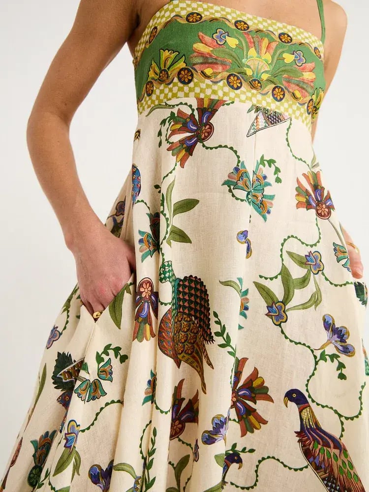Alemais Birdie Sundress In Multi Size AU 8 photo 2