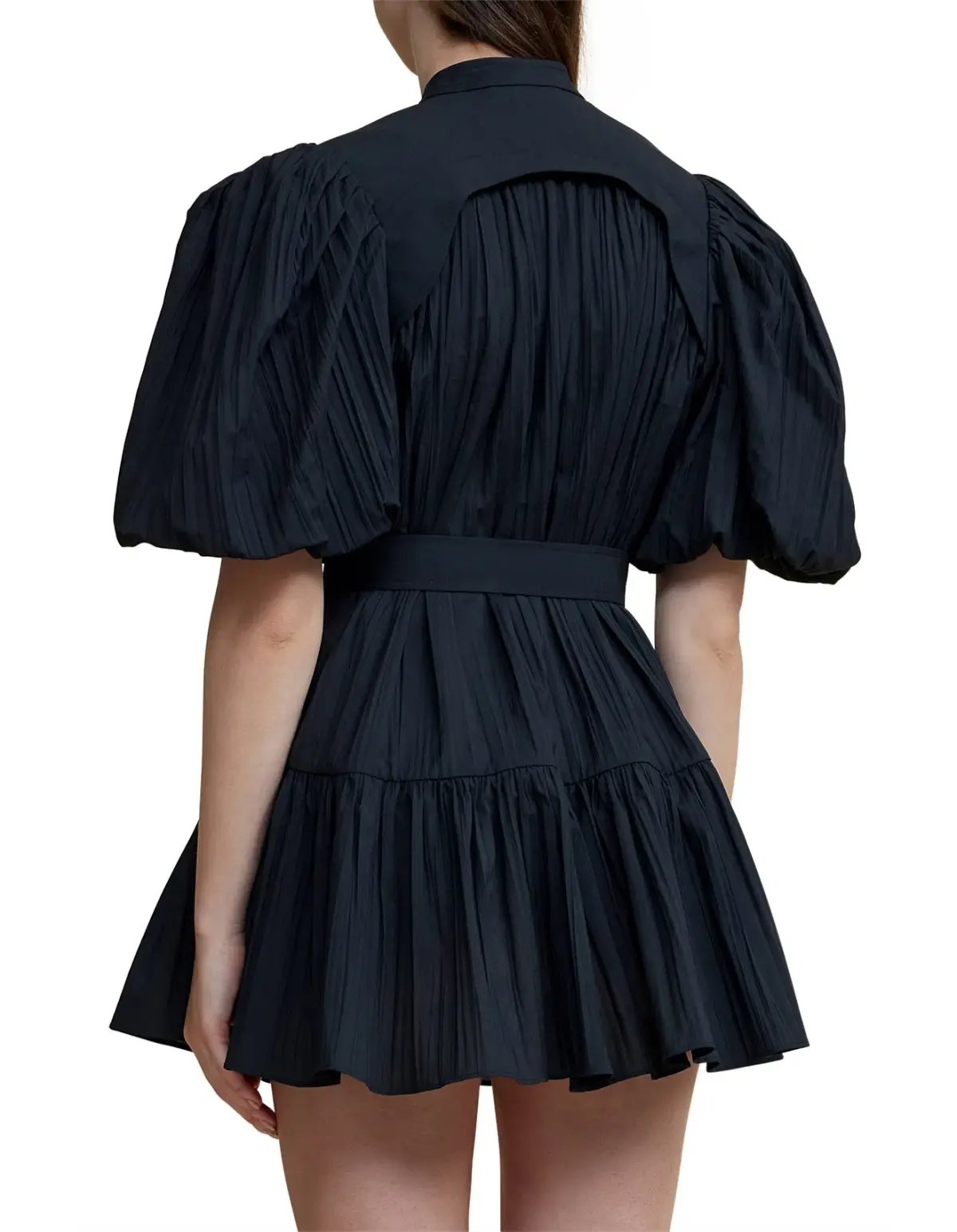 Acler Cardine Mini Dress Black Size 10 photo 4