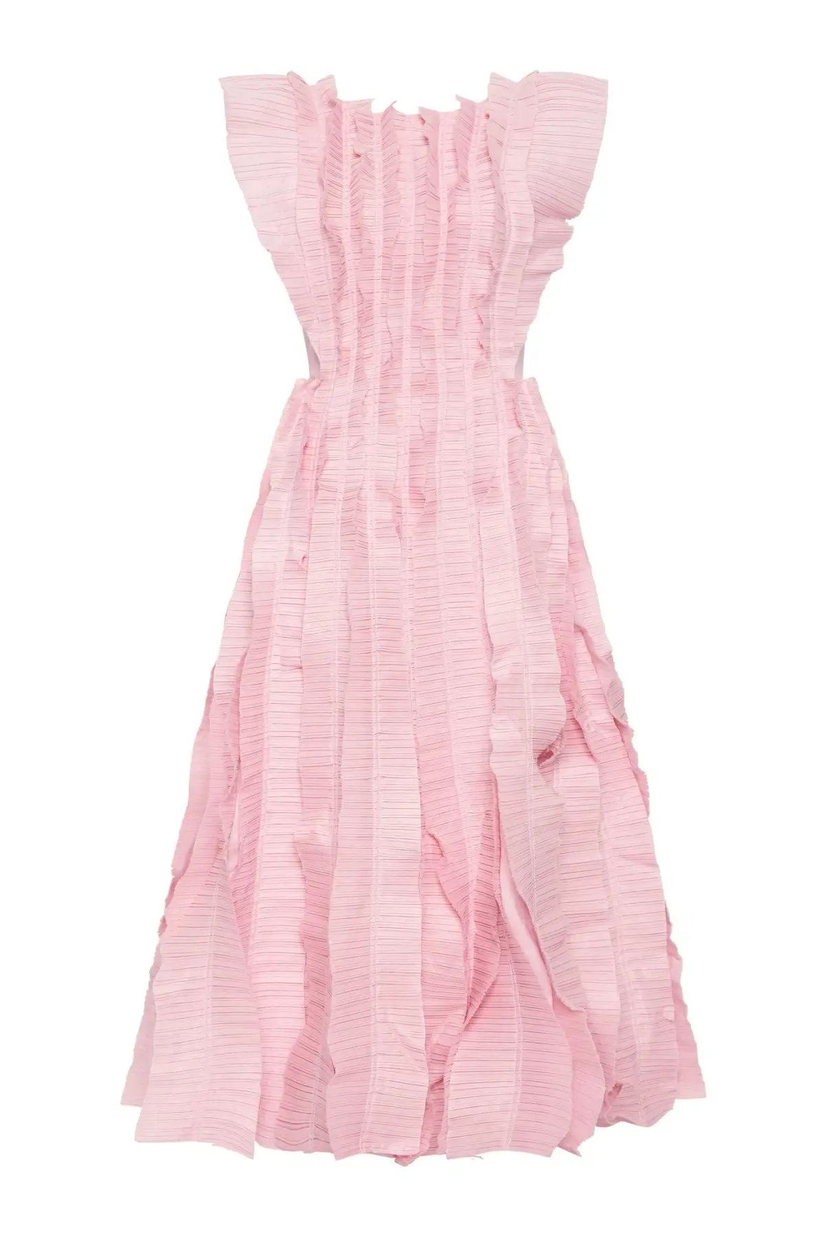 Aje Hybrid Midi Dress Pink Size 8 photo 4