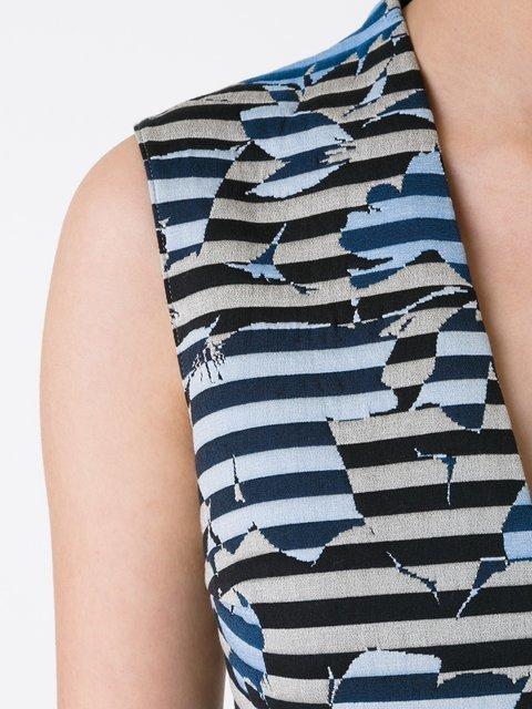 Scanlan Theodore striped floral weave dress photo 3