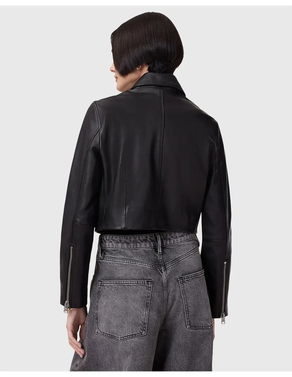 All Saints Alma Jacket Black Size AU 8 photo 2