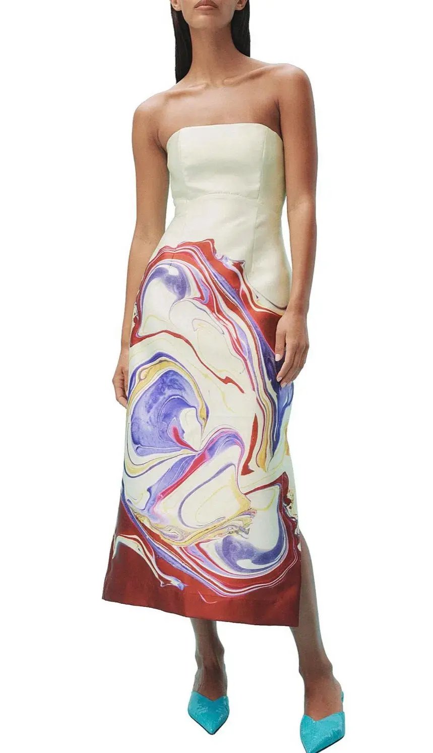 Alemais Luca Corset Dress Multi Size 8 photo 2