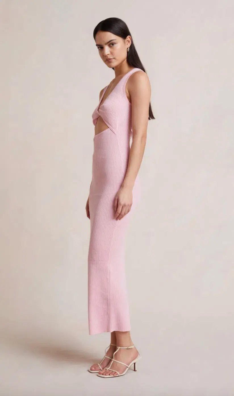 Bec & Bridge Candy Pink Riviera Midi Dress Pink Size 8 / AU 12 photo 3