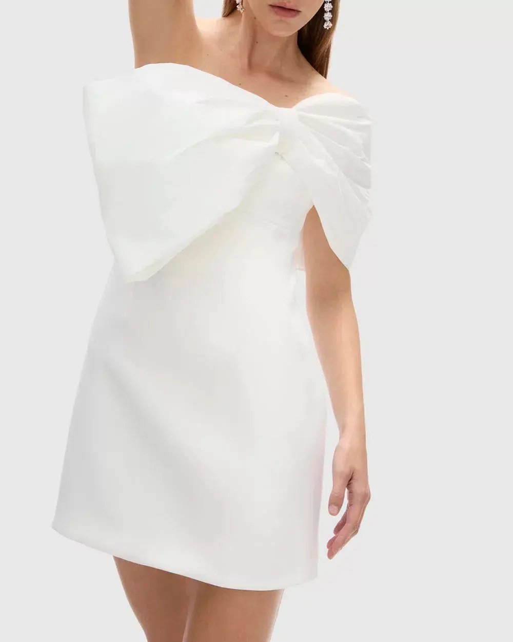Rachel Gilbert Kace Mini Dress White Size AU 10 photo 2