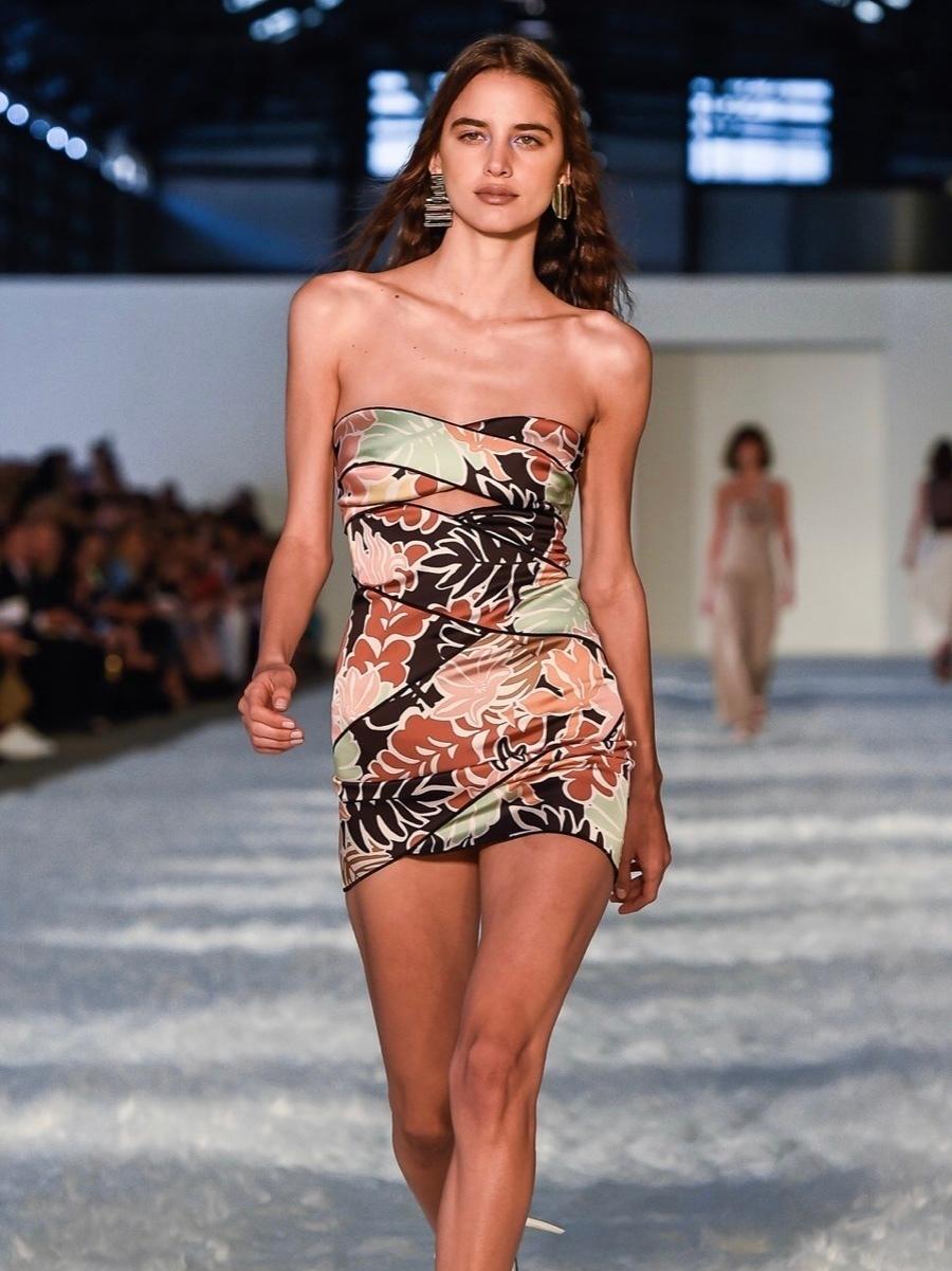Bec and Bridge Babelini Mini Dress Print Size 10 photo 4
