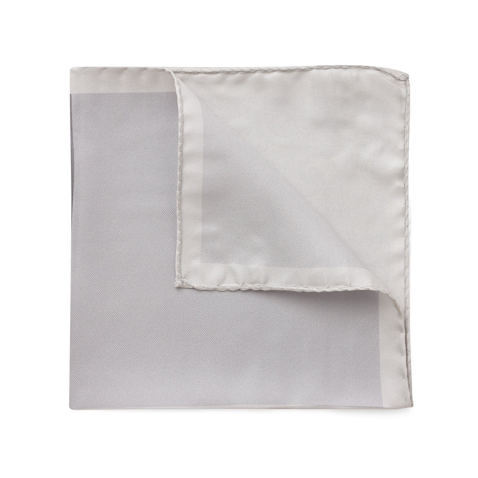 Joe Black Silver Paisley 4 Fold Pocket Square photo 2