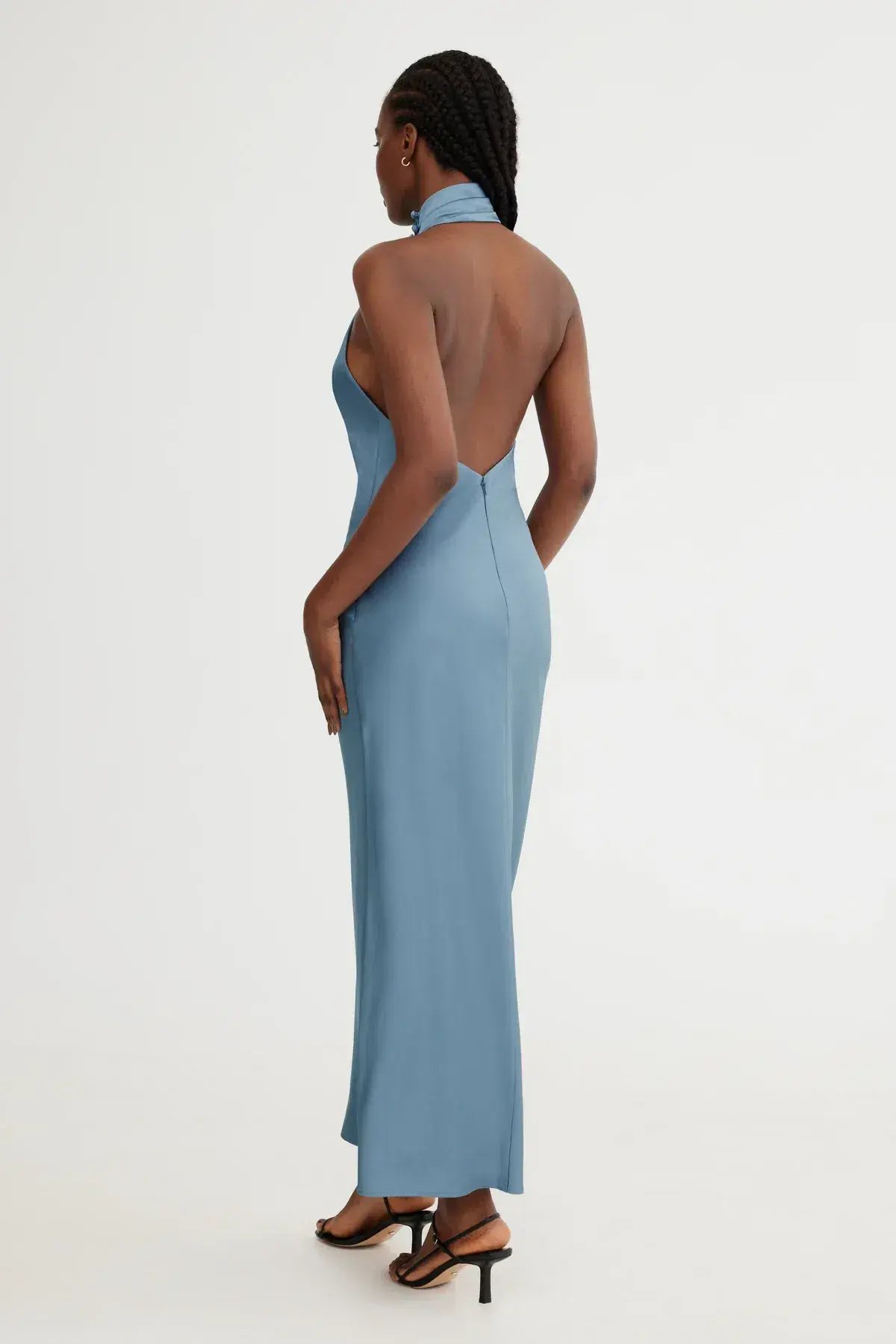 Significant Other Darcy Backless Dress in Petrol Size 10 photo 3