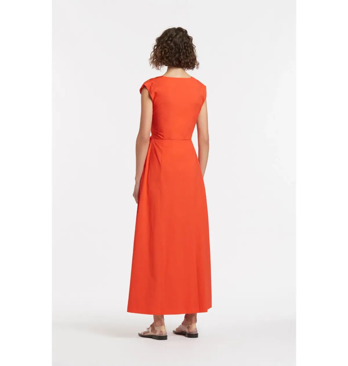 Sir The Label Anja Tie Midi Dress Red Size 0 / AU 6 photo 3