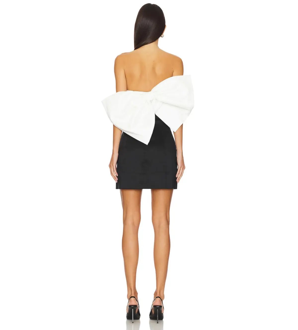 Rachel Gilbert Birdie Mini Dress Black & White Size 2/AU 10 photo 4