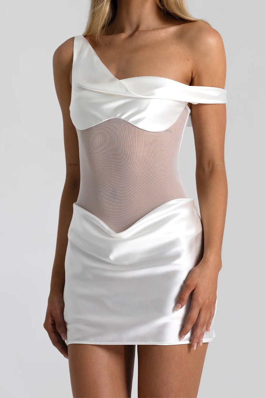Natalie Rolt Elodie Mini Dress - White photo 3