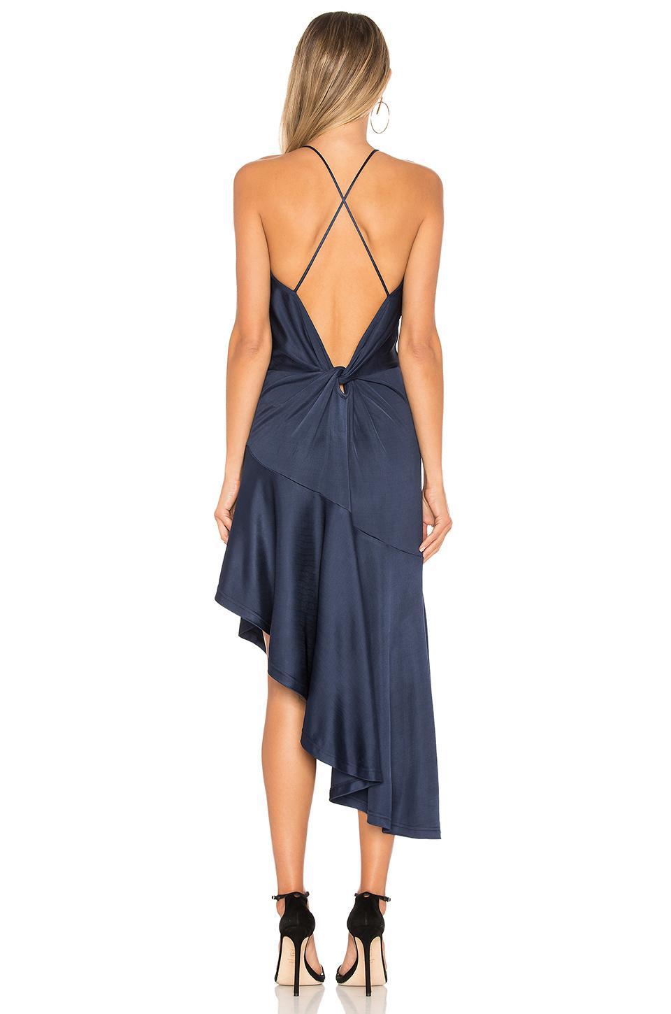 MISHA Madelyn Dress Blue Size 6/XS photo 2