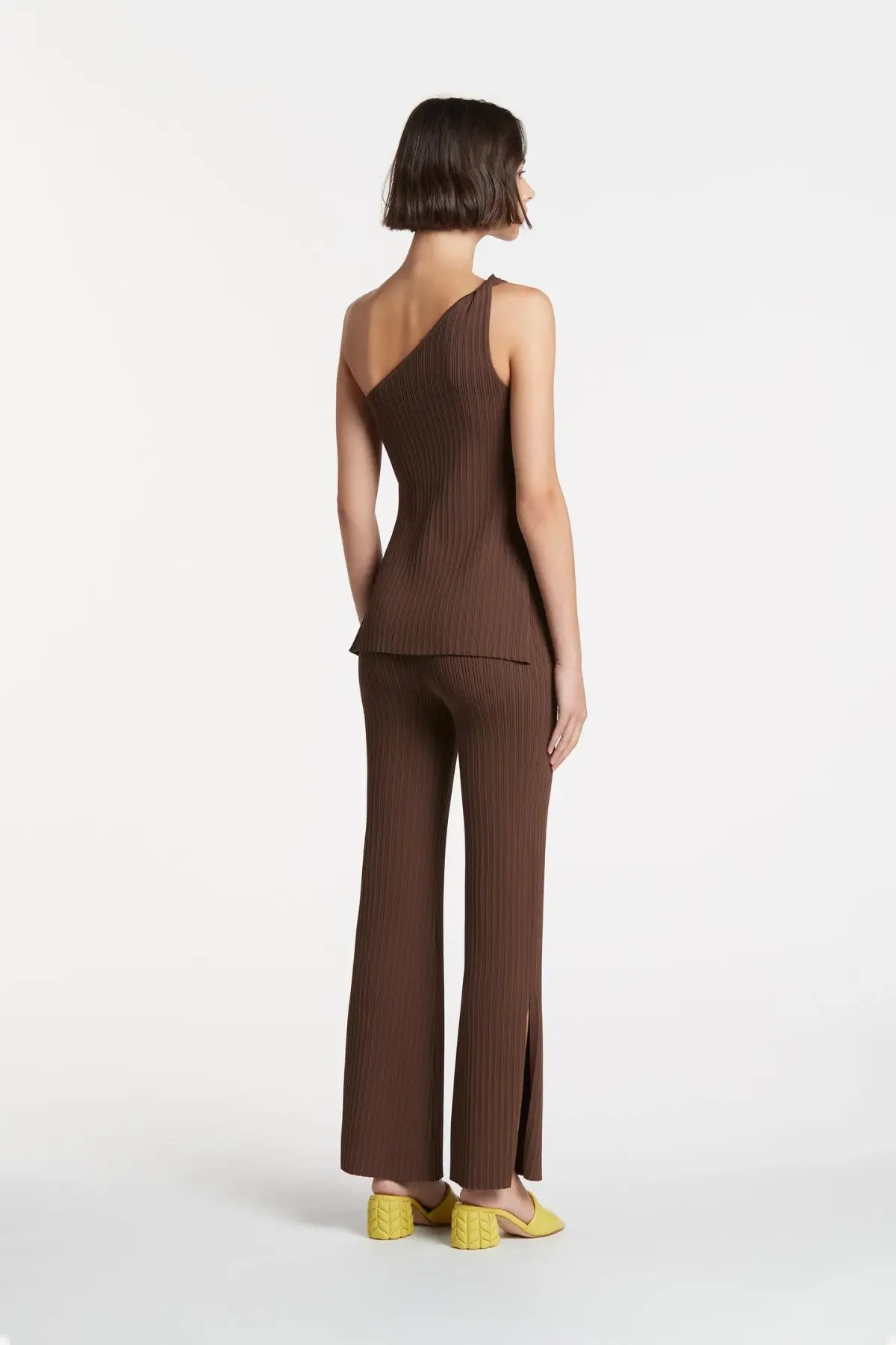 Sir The Label Sylvie Top And Pant Set Chocolate Size 8 photo 2