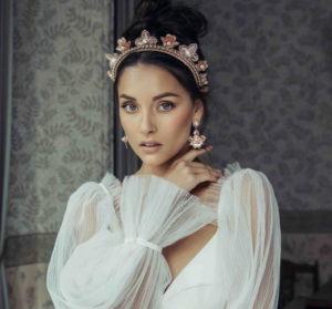 Ashlee Lauren Rose Gold Sofia Headband photo 4