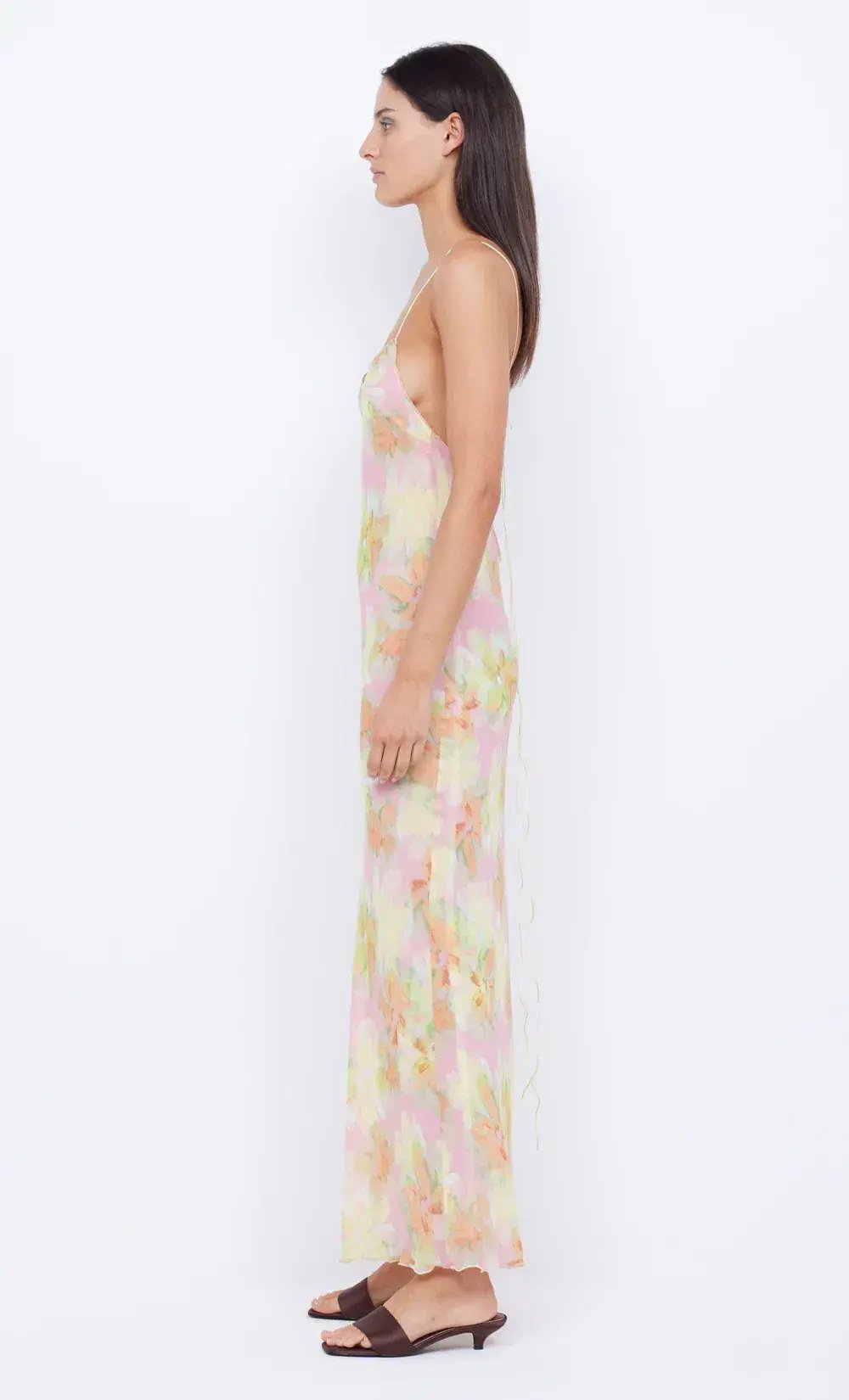 Bec & Bridge Zephy Print Slip Dress Floral Size 8 photo 4