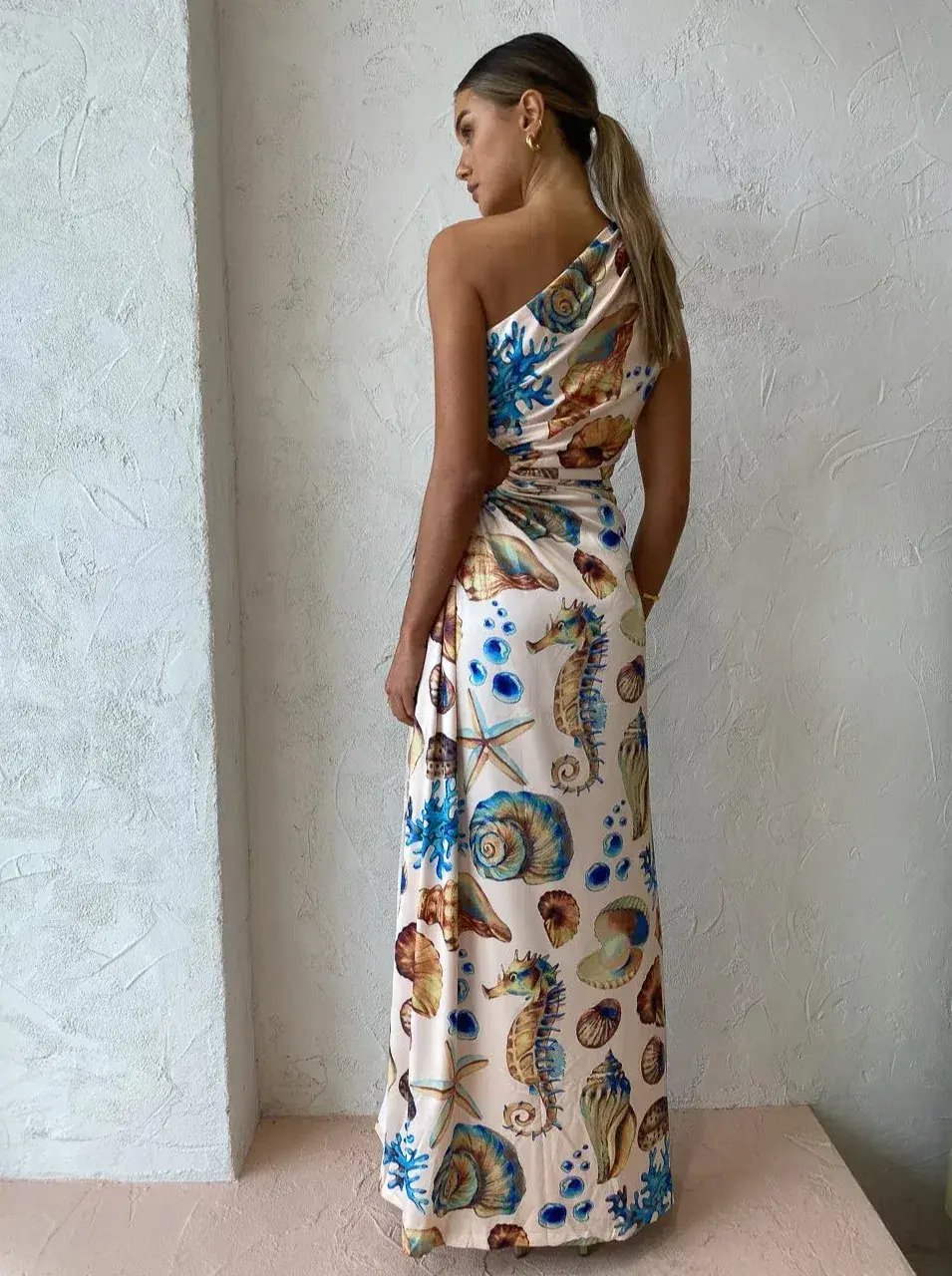 Sonya Moda Nour Seashell Dress Print Size 12 photo 4