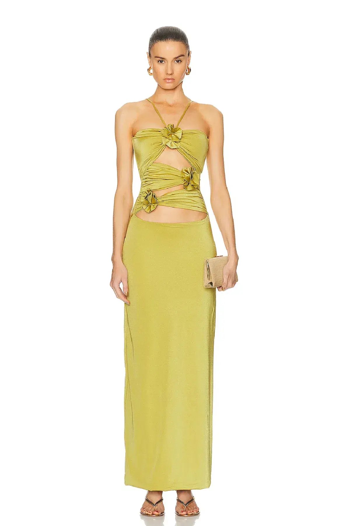 Maygel Coronel Veranera Dress Pascolo Green One Size photo 2