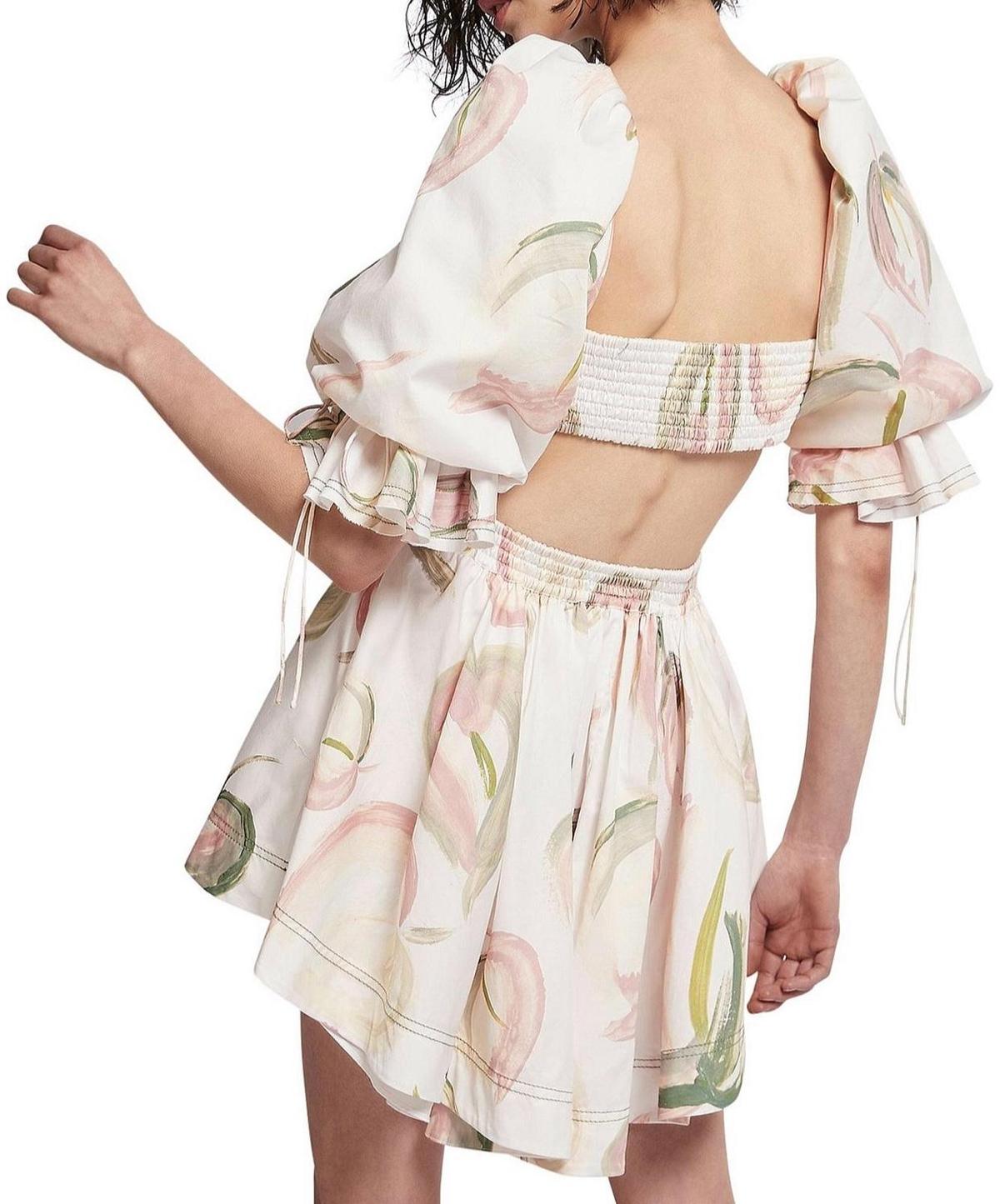 Aje Imprint Mini Dress Print Size 10 photo 2