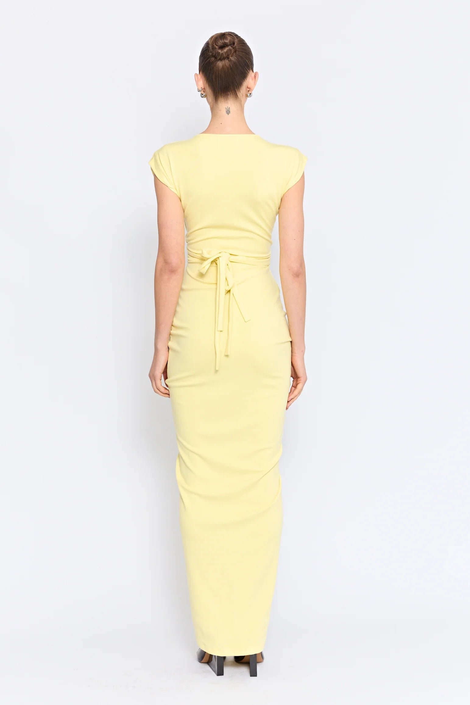 PFEIFFER RAMOS DRESS - LEMON photo 8