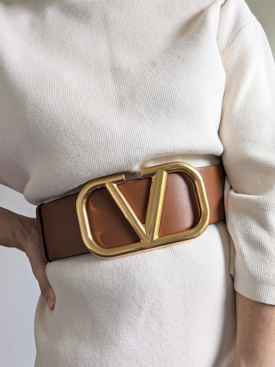 Valentino reversible logo belt photo 3