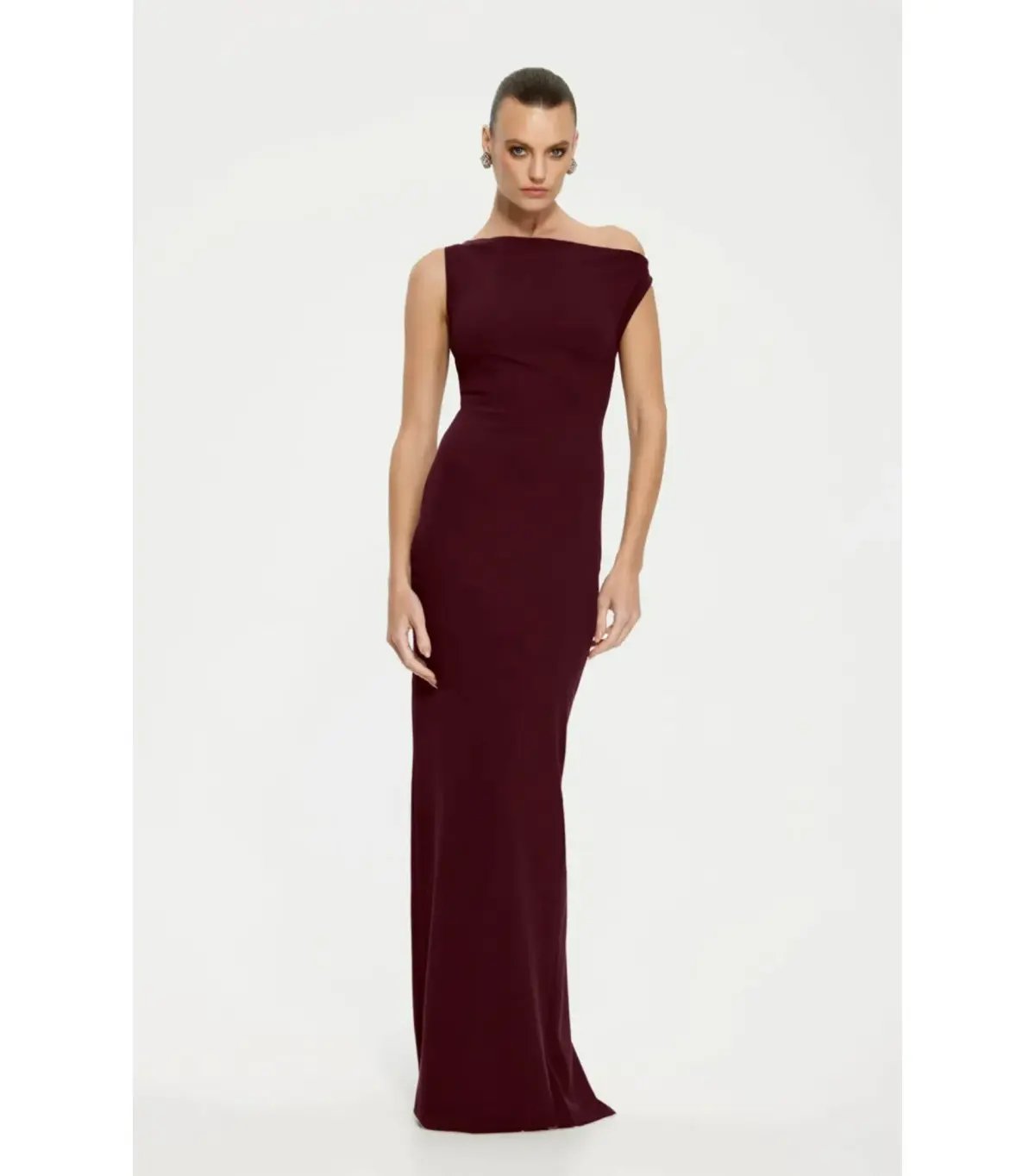 Effie Kats Inaya Maxi Gown in Wine Size AU 10 photo 2