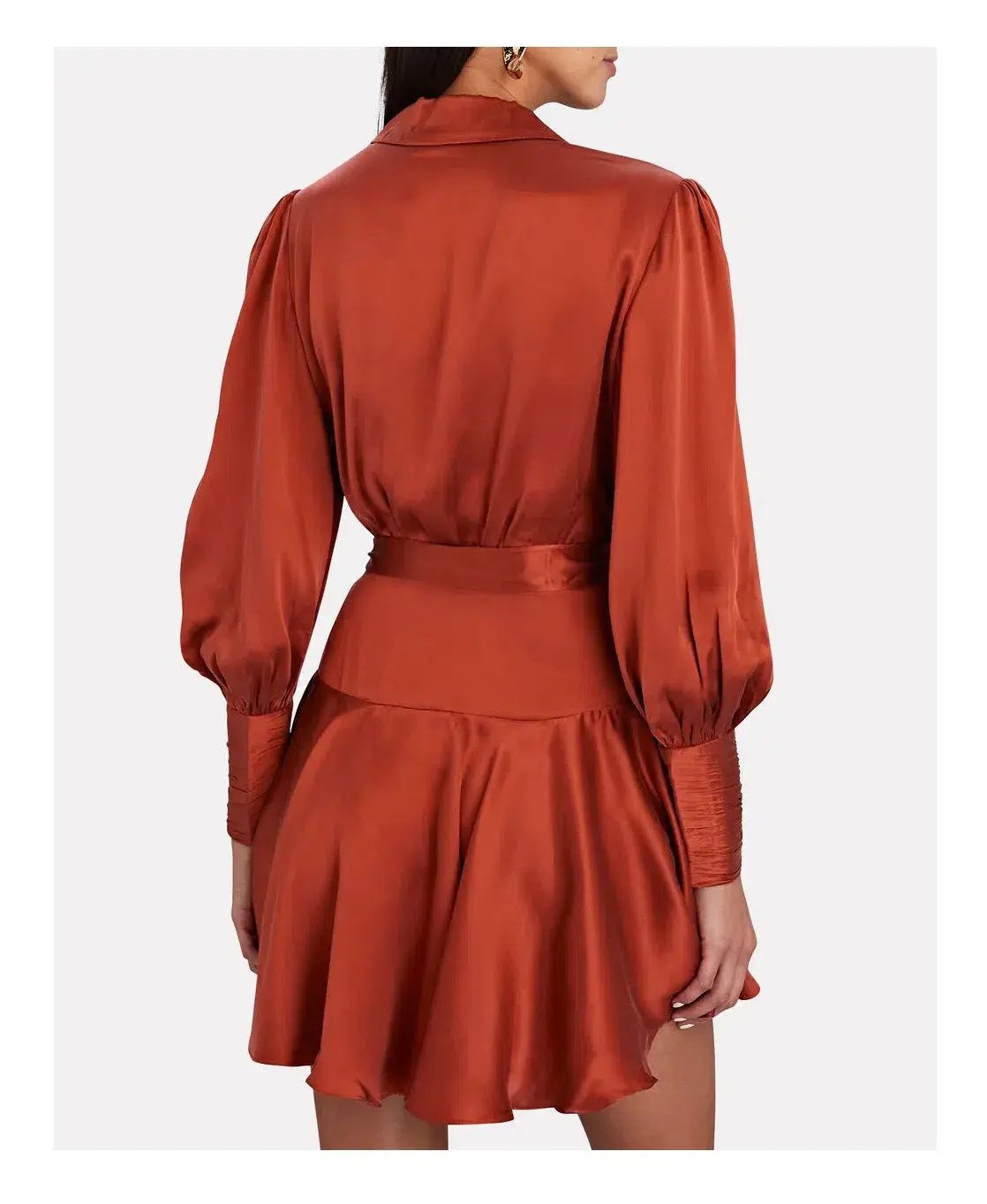 Zimmermann Silk Wrap Mini Dress Sienna Size 1 / Au 10 photo 2