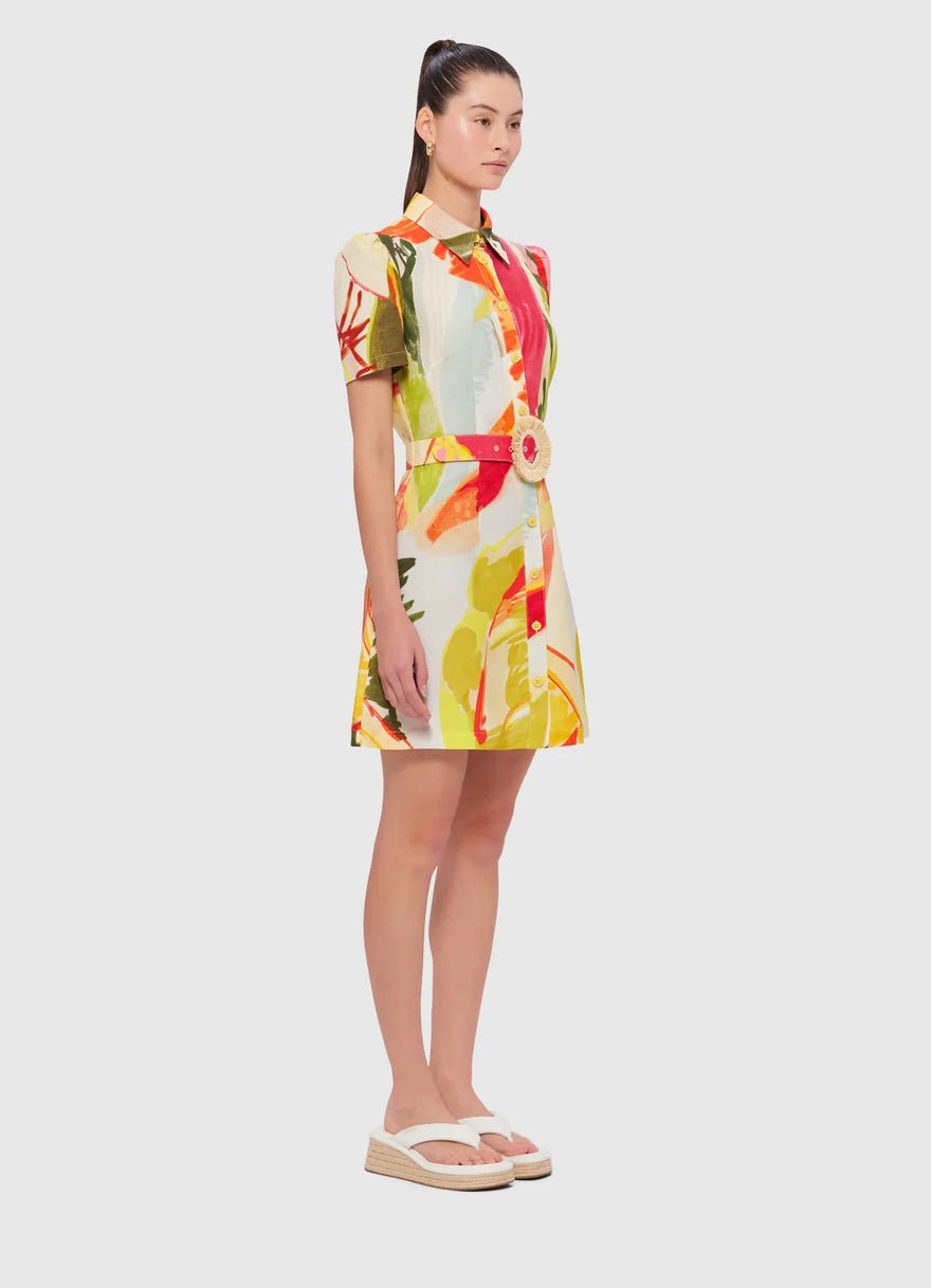 Leo Lin Bronte Mini Dress - Rainforest Print photo 2