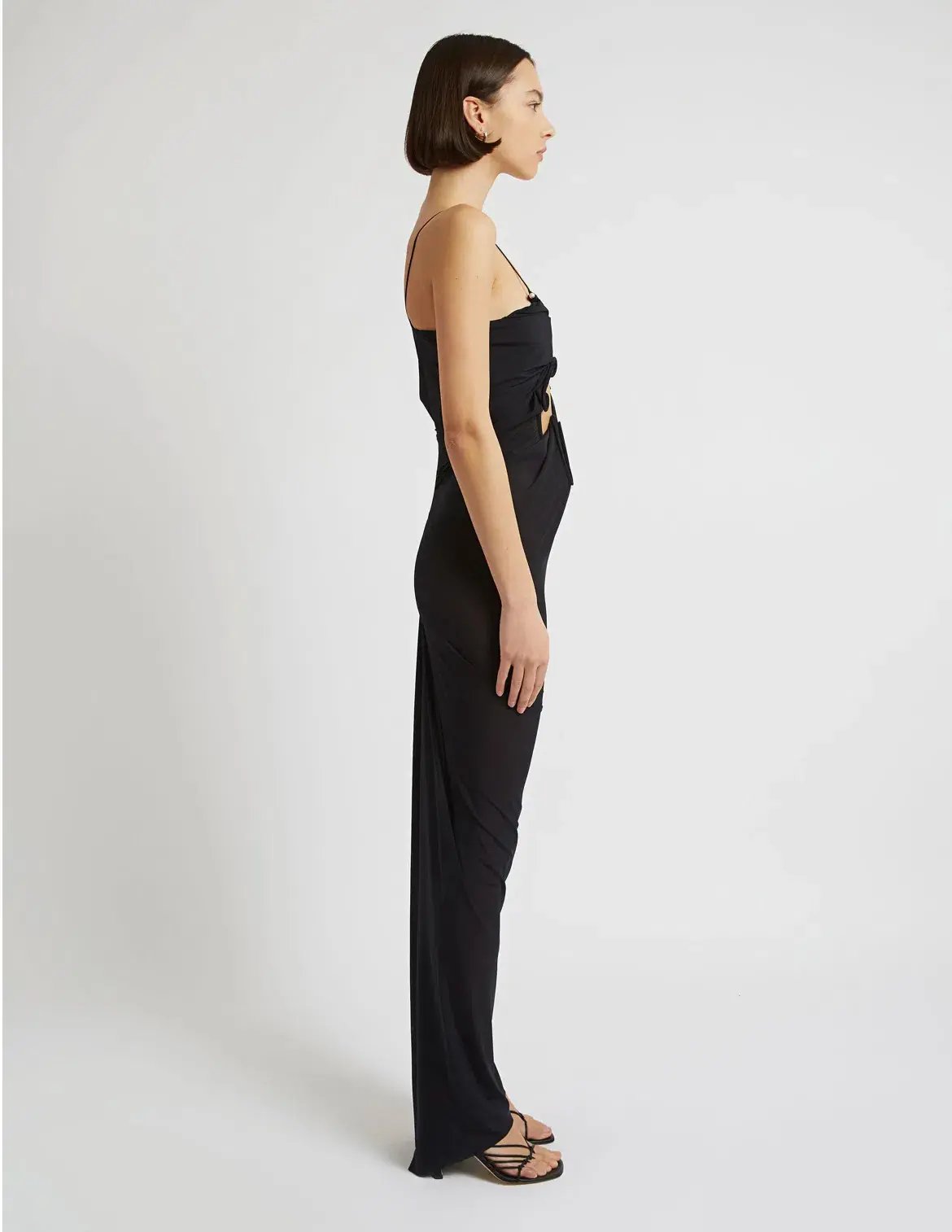 Christopher Esber Molded Venus Dress Black Size 6 photo 4