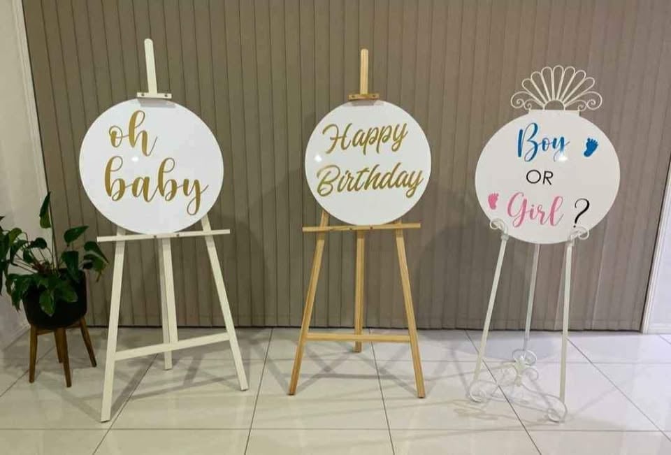 Acrylic Event Sign for Hire photo 4