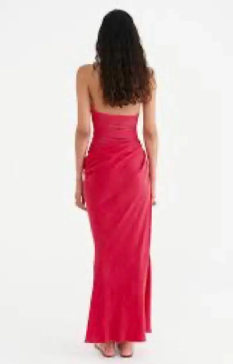 Benni Gina Maxi Dress Watermelon Size 6 photo 4