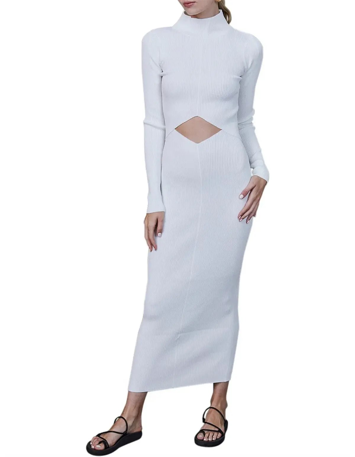 Bec & Bridge Lillian Midi Dress Ivory Size 6 photo 4