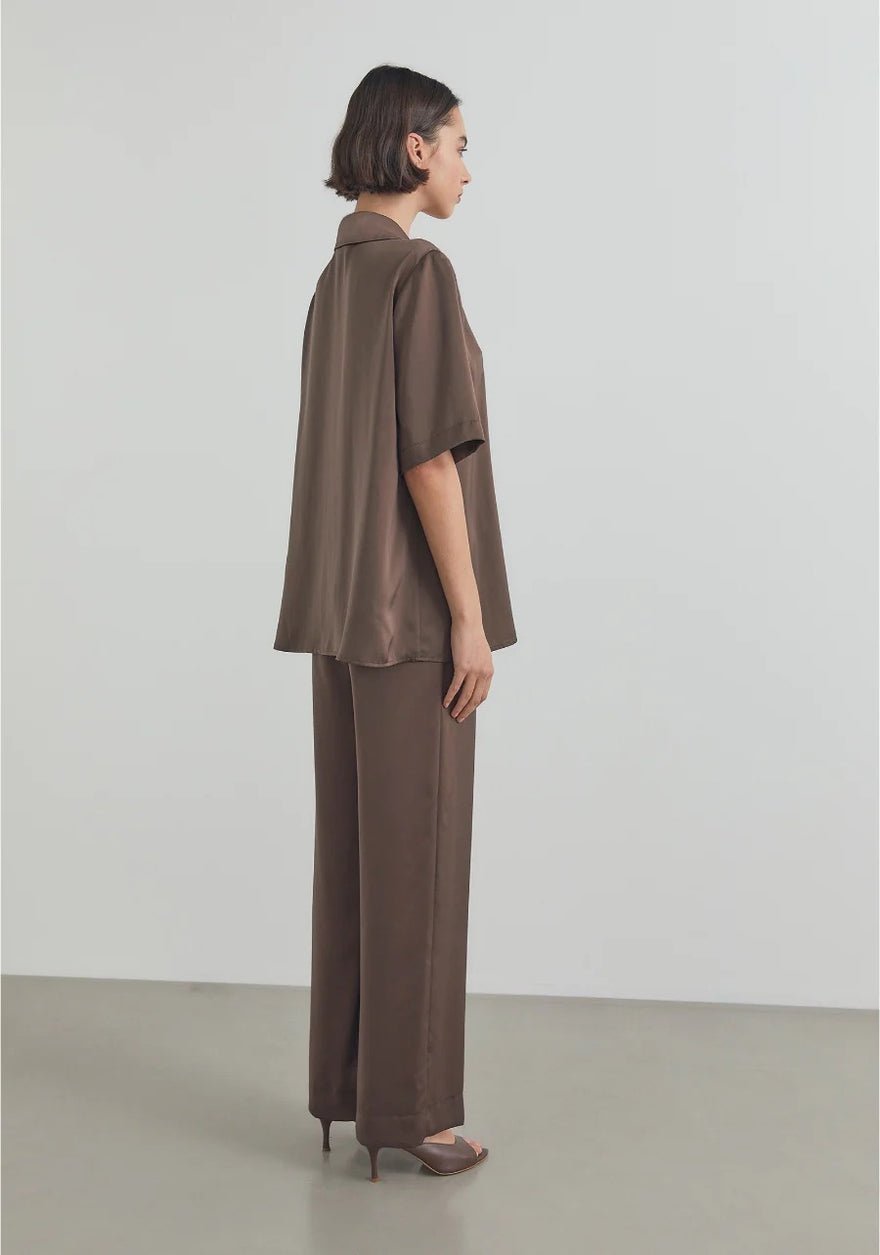 Viktoria & Woods Chorus Shirt And Pilot Pant Set - Raisin photo 2