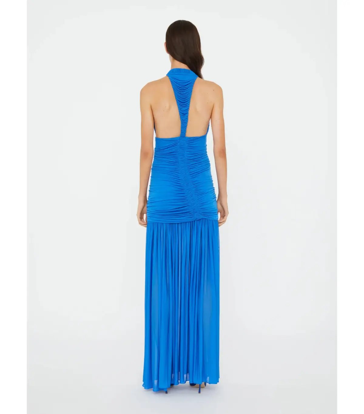 Christopher Esber Orion Maxi Gown Lapis Size AU 8 photo 3
