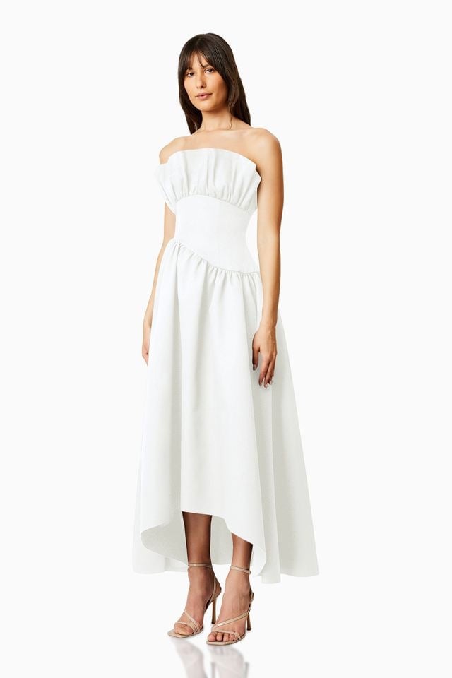 Elliatt Laurel Dress - White photo 4