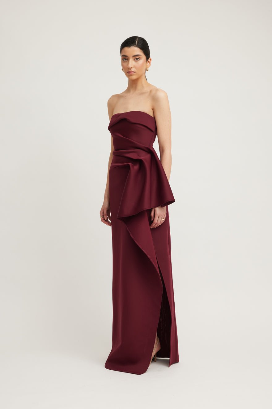 Tojha November Dress- Merlot photo 2