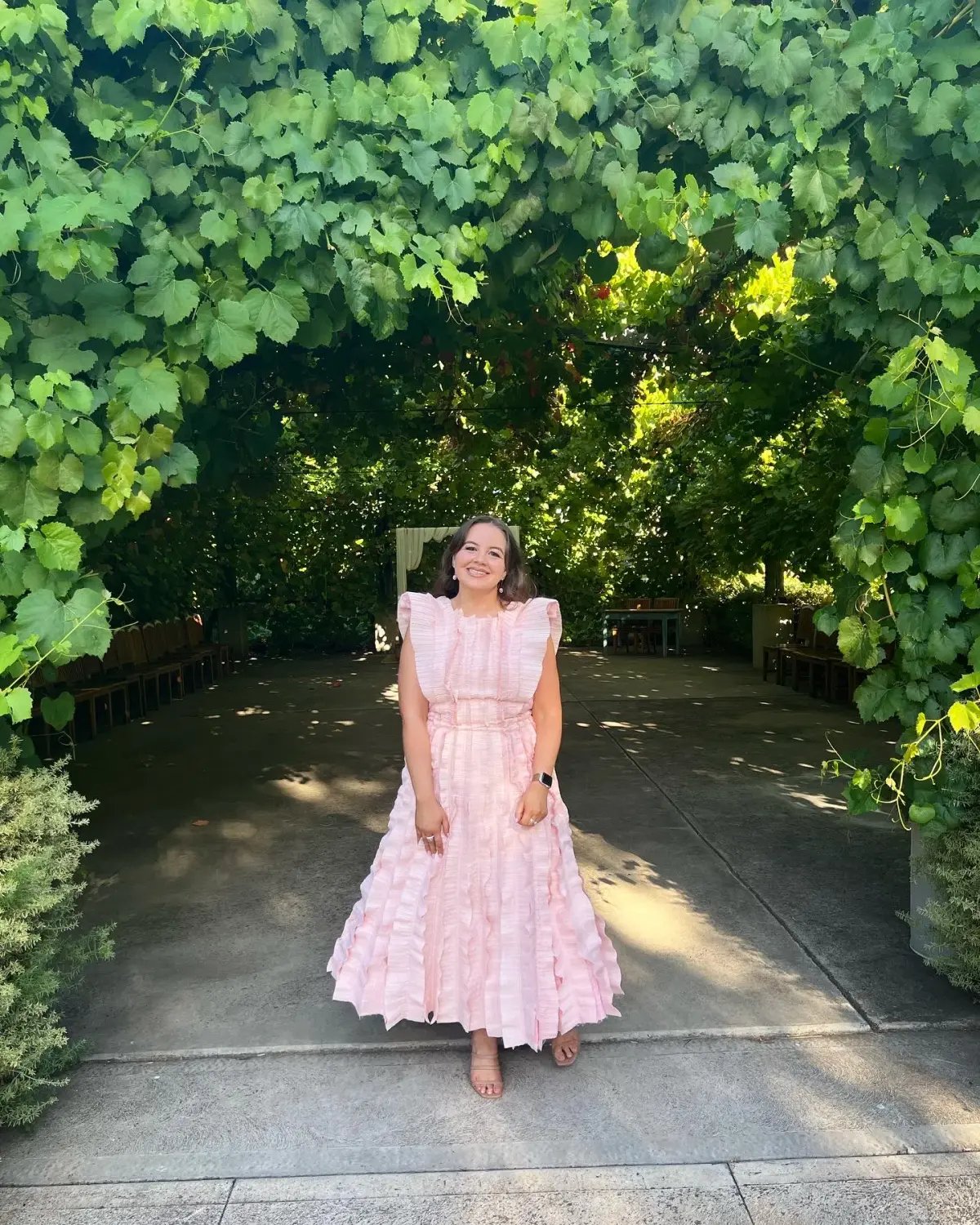 Aje Hybrid Midi Dress Rose Pink Size AU 10 photo 3