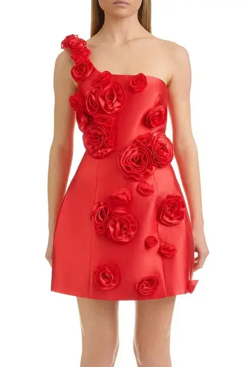Eliya The Label Amara Mini Dress Red Size L / AU 12 photo 2