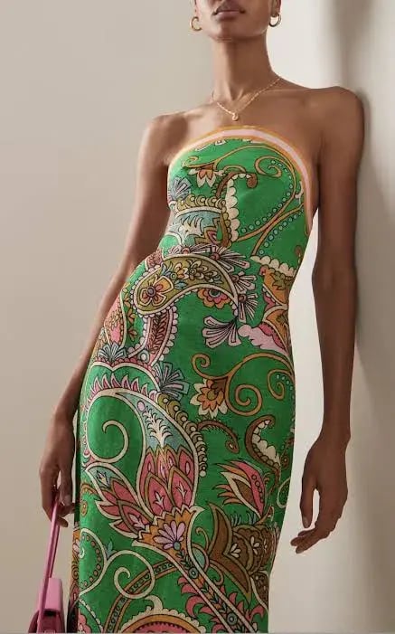 Alemais Marion Bodice Dress Green Size AU 10/M photo 3