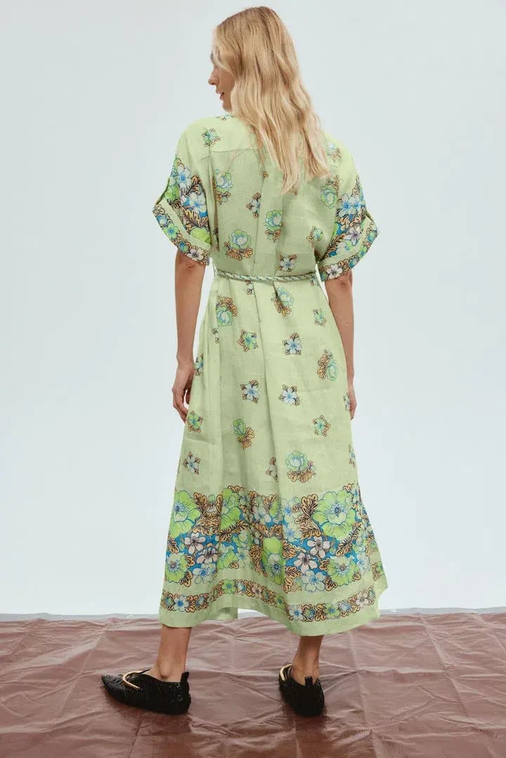 Alemais Velma Shirtdress Green Size 12 photo 3