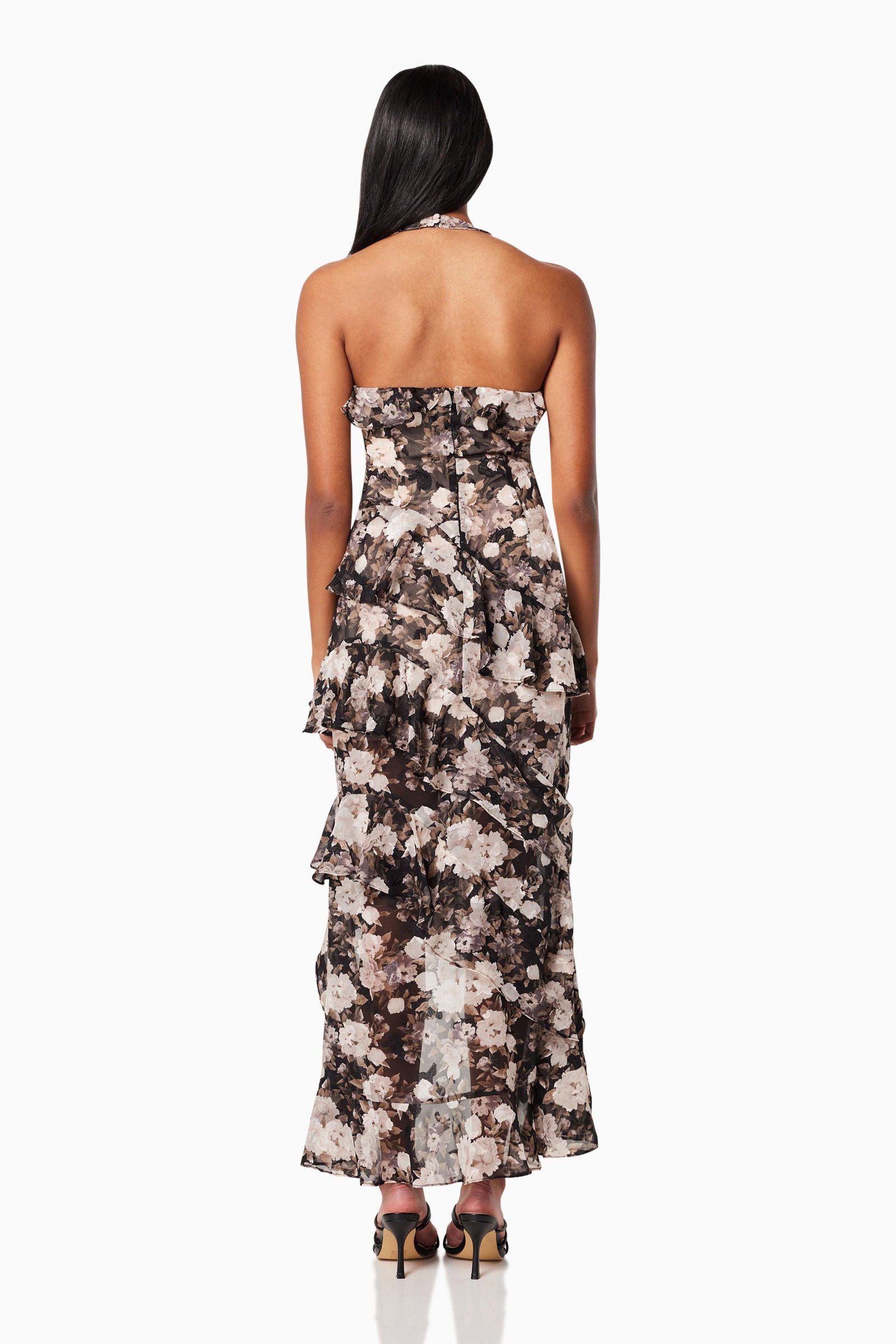 ELLIATT CONTRIBUTION DRESS - BLACK WHITE photo 6