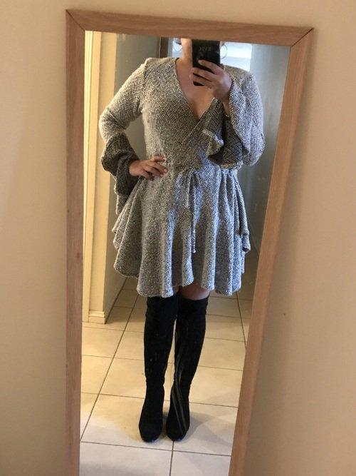 Bonnie frill cuff Mini Dress photo 2