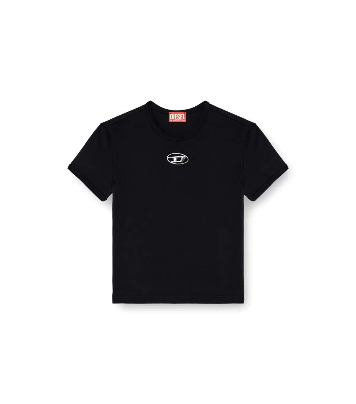 Diesel T-UNCUTIE-LONG-OD-Q1 Tshirt Black Size AU 8 photo 4
