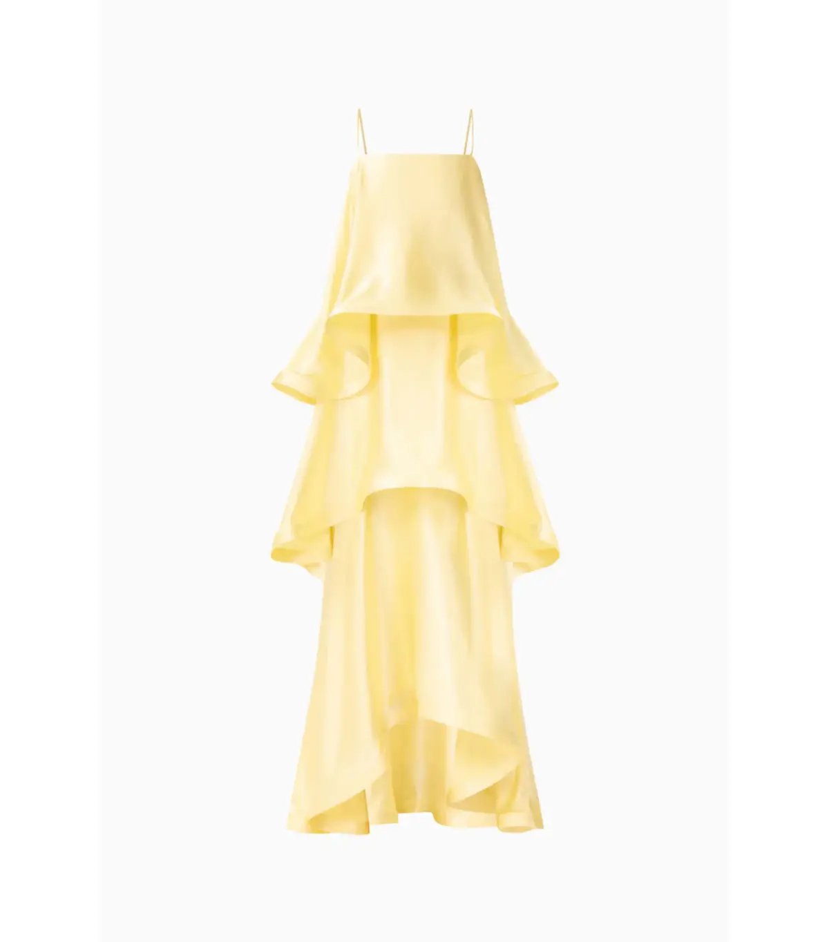 Elliatt Tilly Tiered Maxi Dress Butter Yellow Size AU 14 photo 5