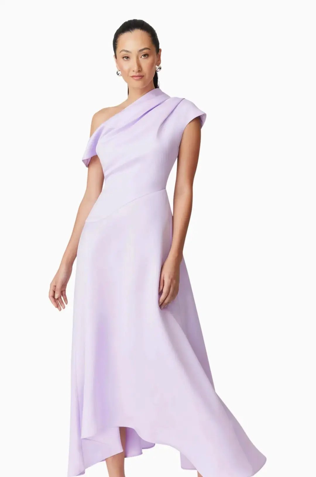 Elliatt Marissa One Shoulder Gown in Purple Size AU 8/S photo 5