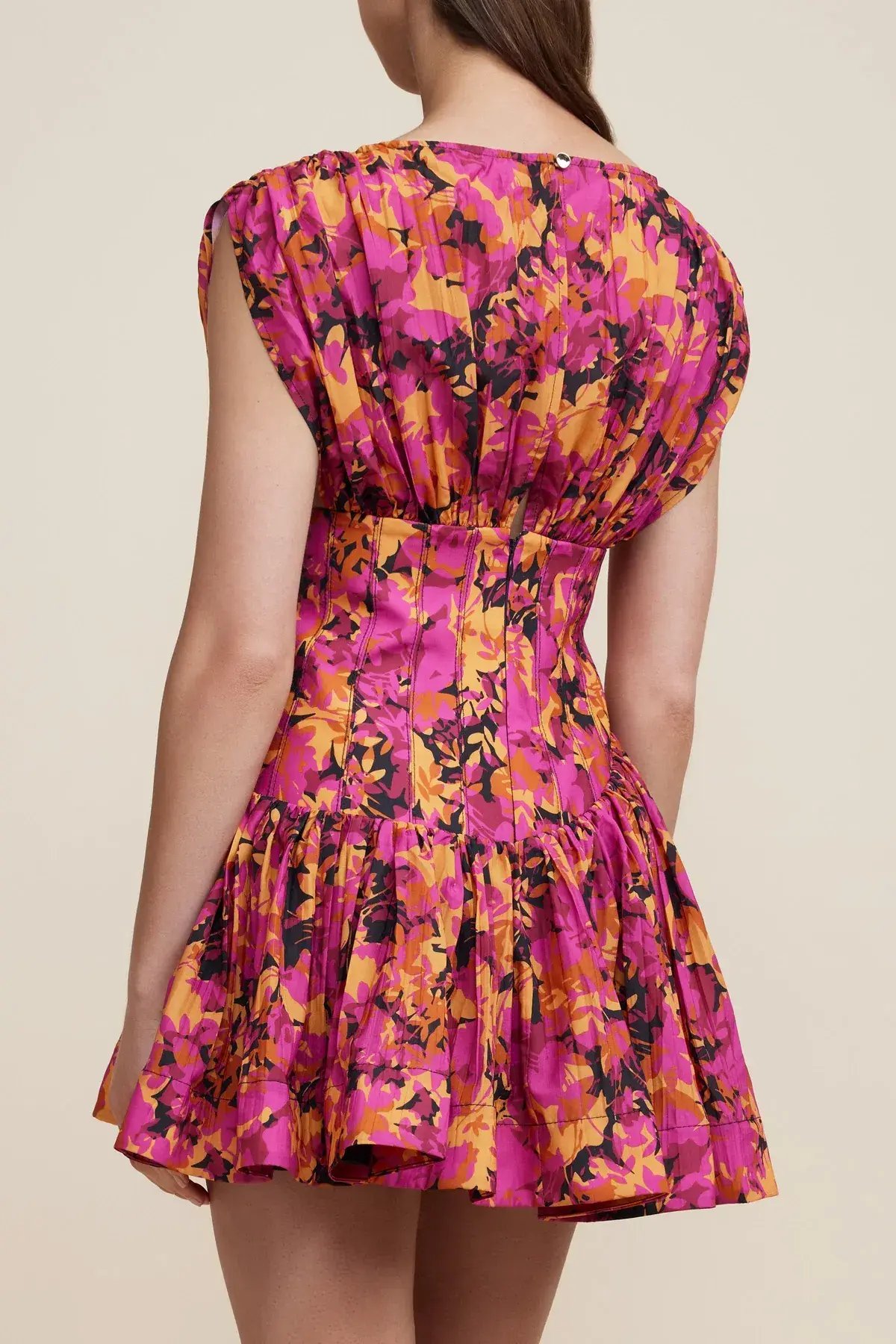 Acler Clifton Dress Multi Floral Size 14 photo 3