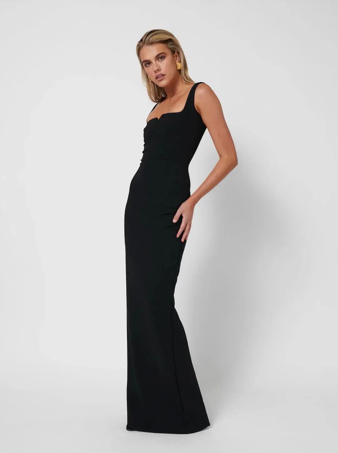 Effie Kats Natalya Gown Black Size Size 10 photo 2