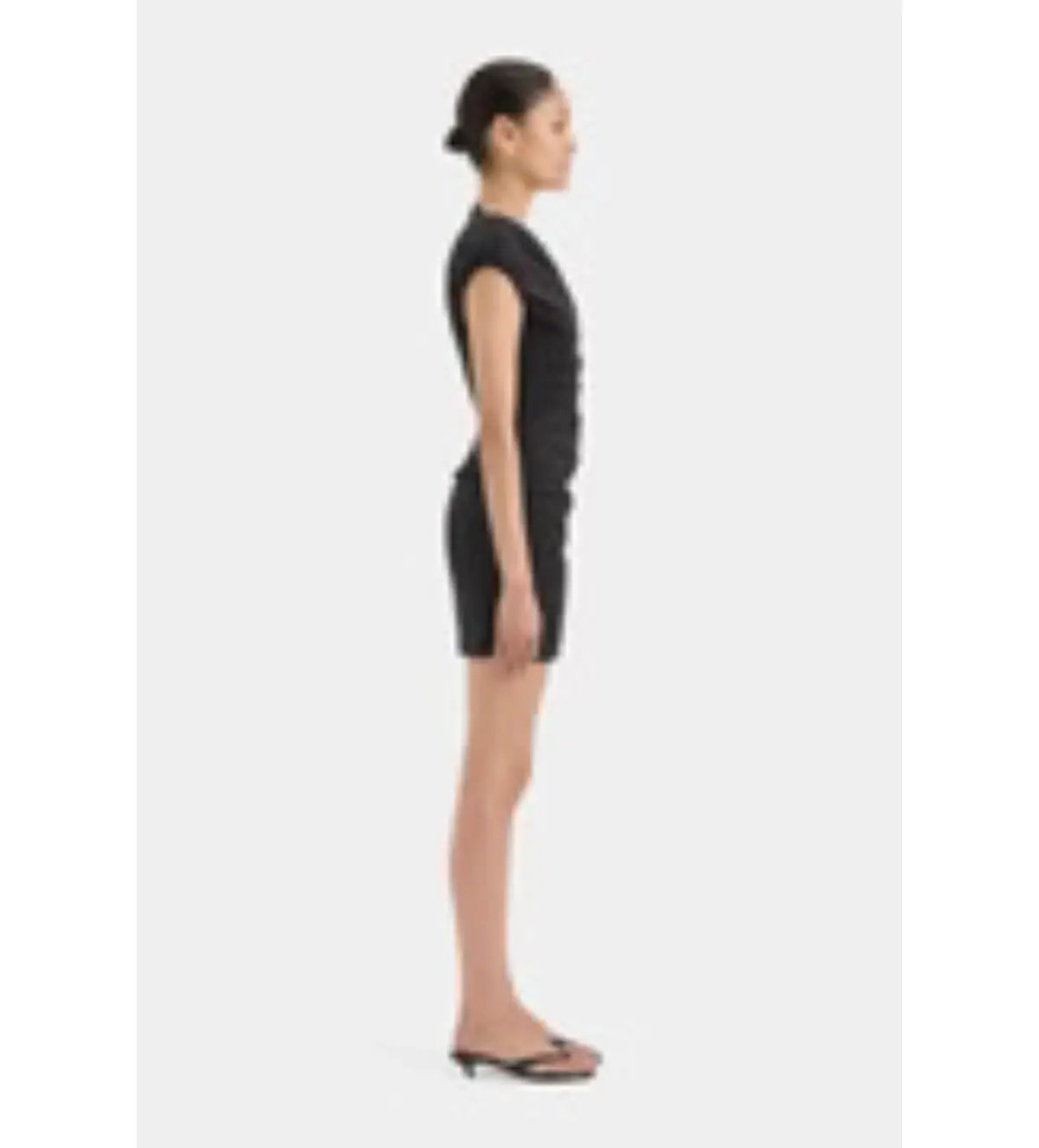 SIR The Label Azul Gathered Mini Dress in Black Size AU 8 photo 2