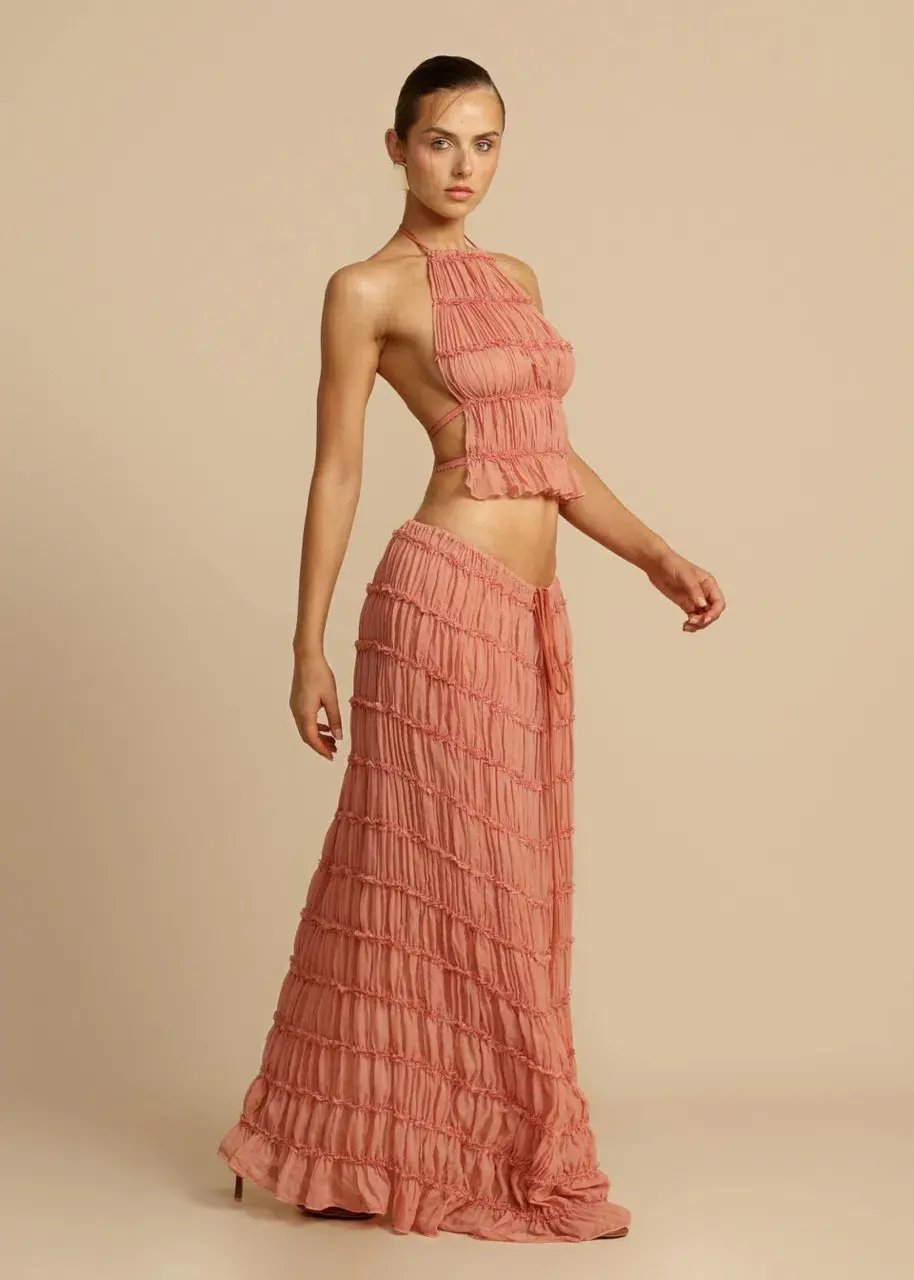 Arcina Ori Juliette Halter Set Peach Size S / AU 6-10 photo 2