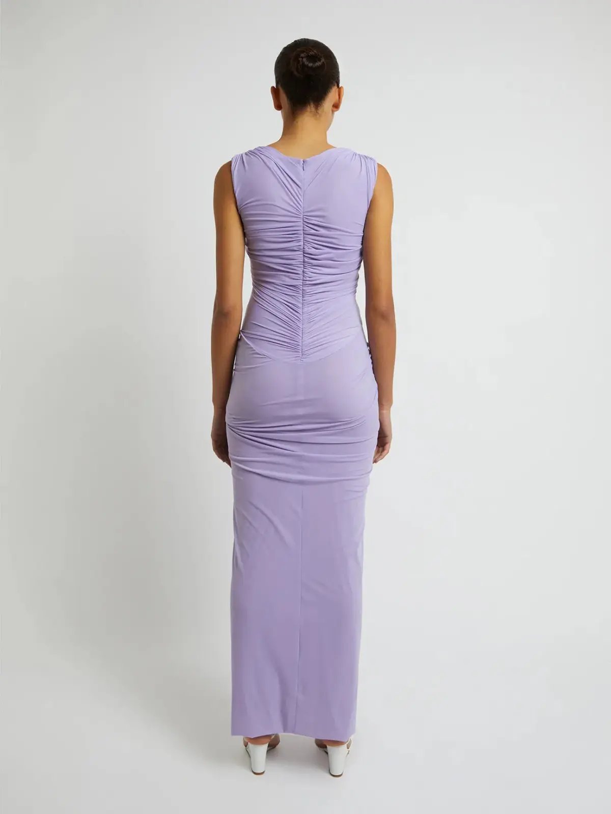 Christopher Esber Venus Tank Dress Lilac Size 10 photo 3