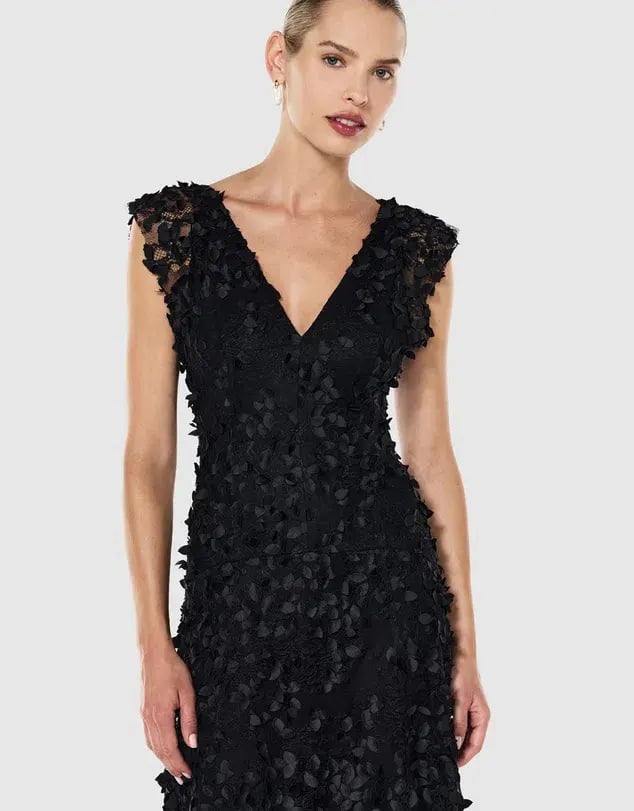 Manning Cartel Enchantment Gown  Black Size 8 photo 2