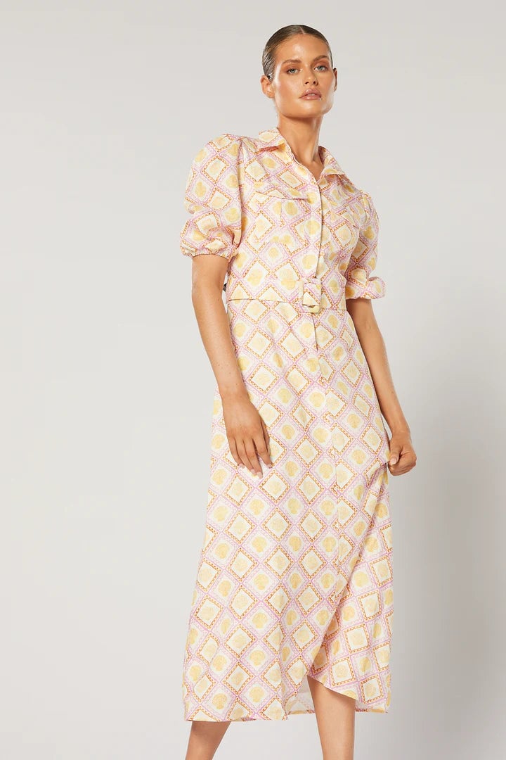 WINONA ATLANTIS MIDI DRESS - GEO PRINT photo 8